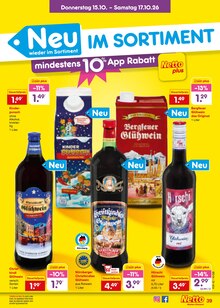 Wein im Netto Marken-Discount Prospekt "Aktuelle Angebote" mit 71 Seiten (Duisburg)