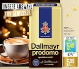 Kaffee prodomo Angebote von Dallmayr bei Marktkauf Filderstadt für 5,49 €