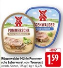 Pommersche Leberwurst Angebote von Rügenwalder Mühle bei E center Offenburg für 1,59 €