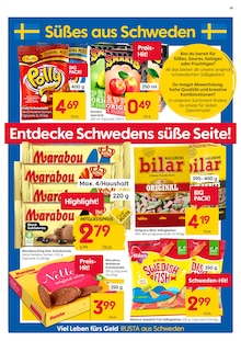 Süßigkeiten im Rusta Prospekt "Willkommen zu Hause in Schweden!" mit 16 Seiten (Jena)