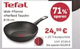 Wok-Pfanne Perfect Touch Angebote von Tefal bei E center Suhl für 24,99 €