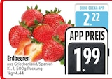 Erdbeeren bei EDEKA im Pförring Prospekt für 1,99 €