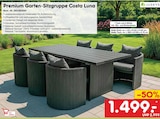 Premium Garten-Sitzgruppe Costa Luna von Juskys für 1.499,00 € bei Netto Marken-Discount im Angebot Premium Garten-Sitzgruppe Costa Luna von Juskys im aktuellen Netto Marken-Discount Prospekt