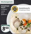 Aktuelle Fleisch Angebote bei GLOBUS in Jena Aktuelles Königsberger Klopse Angebot bei GLOBUS in Jena ab 8,50 €