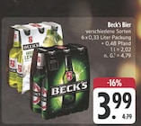Bier Angebote von Beck's bei E center Pirna für 3,99 €