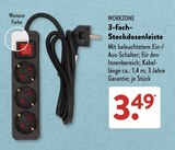 3-fach-Steckdosenleiste von WORKZONE im aktuellen ALDI SÜD Prospekt für 3,49 €