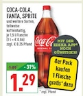Aktuelle Coca Cola Angebote bei Marktkauf in Marl Aktuelles Coca-cola, Fanta, Sprite Angebot bei Marktkauf in Marl ab 1,29 €