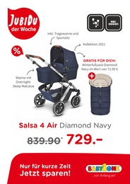 Spielzeug & Baby Prospekt von BabyOne BabyOne Prospekt: JubiDu der Woche, 1 Seite, 23.05.2022 - 27.05.2022