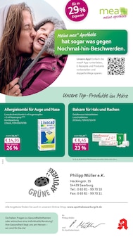mea - meine apotheke Prospekt Unsere März-Angebote mit 4 Seiten
