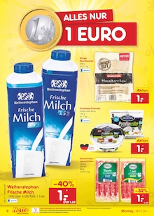 Milch im Netto Marken-Discount Prospekt "Aktuelle Angebote" mit 51 Seiten (Ulm)