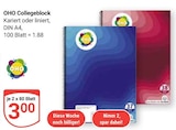 Collegeblock kariert Angebote von OHO bei GLOBUS St. Ingbert für 3,00 €