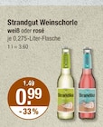Strandgut Weinschorle weiß bei V-Markt im Pentling Prospekt für 0,99 €