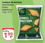 Bio Brötchen Angebote von Coolback bei GLOBUS Kaarst für 1,99 €