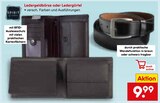 Ledergeldbörse oder Ledergürtel Angebote von Spirit bei Netto Marken-Discount Kiel für 9,99 €