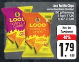 Tortilla Chips im Angebot bei E center in Chemnitz Tortilla Chips Angebote von Loco bei E center Chemnitz für 1,79 €