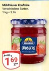 Konfitüre im Angebot bei GLOBUS in Erftstadt Konfitüre Angebote von Mühlhäuser bei GLOBUS Erftstadt für 1,69 €