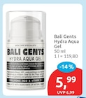 Hydra Aqua Gel von Bali Gents für 5,99 € bei budni im Angebot Hydra Aqua Gel von Bali Gents im aktuellen budni Prospekt