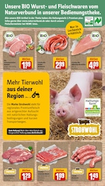 Biofleisch im REWE Prospekt in Erftstadt Aktueller REWE Prospekt mit Biofleisch, "Dein Markt", Seite 25