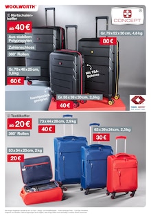 Koffer im aktuellen Woolworth Prospekt (Erfurt) Koffer im Woolworth Prospekt "Aktuelle Angebote" mit 50 Seiten (Erfurt)