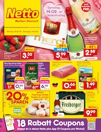 Aktueller Netto Marken-Discount Prospekt, "Aktuelle Angebote", mit Angeboten der Woche, gültig von 09.02.2026 bis 09.02.2026