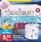 Toilettenpapier Angebote von Glücksblatt bei Netto Marken-Discount Berlin für 5,55 €