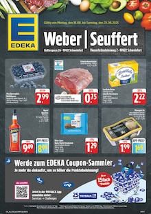 Aktueller EDEKA Prospekt "Wir lieben Lebensmittel!" Seite 1 von 32 Seiten für Schweinfurt