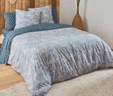 Parure housse de couette + 2 taies d'oreiller - U Maison en promo chez U Express Mont-de-Marsan à 5,53 €