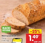 Weltmeisterbrot von BACKSTUBE für 1,49 € bei Netto Marken-Discount im Angebot Weltmeisterbrot von BACKSTUBE im aktuellen Netto Marken-Discount Prospekt
