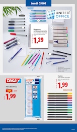 Prix et réduction Feutre dans le prospectus Lidl en cours Offre Feutre dans le catalogue Lidl du moment à la page 65