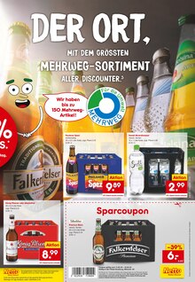 König Pilsener im Netto Marken-Discount Prospekt "Wiedereröffnung - 10% AUF ALLES." mit 6 Seiten (Duisburg)