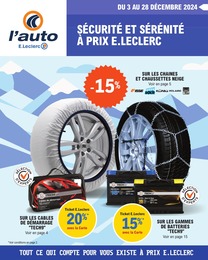 Offre Pneus dans le catalogue E.Leclerc du moment à la page 1