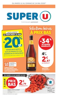 Catalogue Super U de la semaine 20, "Super U", page 1, 12/05/2026 - 24/05/2026 Prospectus Super U en cours, "Super U", page 1 sur 40