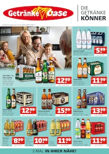 Warsteiner im Getränke Oase Prospekt "Aktuelle Angebote" mit 2 Seiten (Bergkamen)