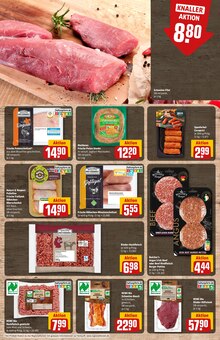 Steak im aktuellen REWE Prospekt (Rostock) Steak im REWE Prospekt "Dein Markt" mit 40 Seiten (Rostock)