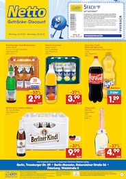 Berliner Kindl Angebot im aktuellen Netto Marken-Discount Prospekt auf Seite 1