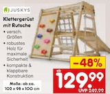 Klettergerüst mit Rutsche von Juskys im aktuellen Netto Marken-Discount Prospekt für 129,99 €