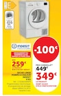 Sèche-linge pompe à chaleur 8 KG - Indesit en promo chez Hyper U Saintes à 349,00 €