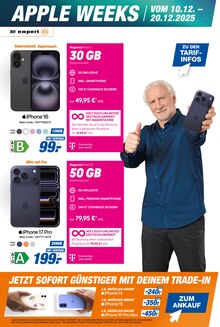 iPhone im aktuellen expert Prospekt (Köln) iPhone im expert Prospekt "APPLE WEEKS" mit 3 Seiten (Köln)
