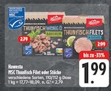 MSC Thunfisch Filet Angebote von Hawesta bei EDEKA Schwabach für 1,99 €