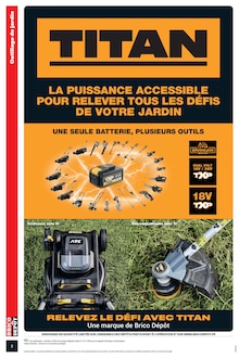 Catalogue Brico Dépôt à Vierzon cette semaine, valable du 03/04/2026 au 16/04/2026 Prospectus Brico Dépôt à Vierzon, "PRIX DÉPÔT", 16 pages de promos valables du 03/04/2026 au 16/04/2026