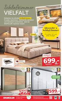 Bett im Segmüller Prospekt "Segmüller Schlafen Spezial" mit 28 Seiten (Ludwigshafen (Rhein))