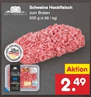 Schweine Hackfleisch zum Braten von Gut Ponholz im aktuellen Netto Marken-Discount Prospekt für 2,49 €