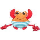 Trixie Plüsch-Krabbe mit Tau und Quietscher orange 28 cm bei Zookauf im Bremen Prospekt für 6,99 €