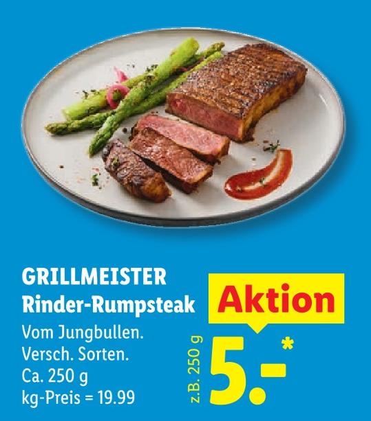 Rinder-Rumpsteak