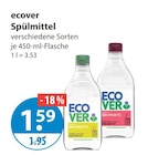 Spülmittel von ecover im aktuellen V-Markt Prospekt für 1,59 €