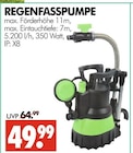 Aktuelle Regenfass-Pumpe Angebote bei Wreesmann in Dresden Aktuelles REGENFASSPUMPE Angebot bei Wreesmann in Dresden ab 49,99 €