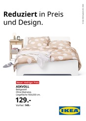 Aktueller IKEA Prospekt mit Bettwäsche, "Reduziert in Preis und Design.", Seite 1