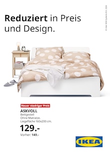 Aktueller IKEA Prospekt "Reduziert in Preis und Design." Seite 1 von 1 Seiten
