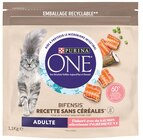 Croquettes pour chat adultes sans céréales - Purina One en promo chez Bi1 Dijon à 10,99 €