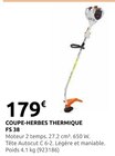 Rural Master Cléden-Poher - Promo Coupe-herbes thermique FS 38 Promo Coupe-herbes thermique FS 38 à 179,00 € dans le catalogue Rural Master à Cléden-Poher